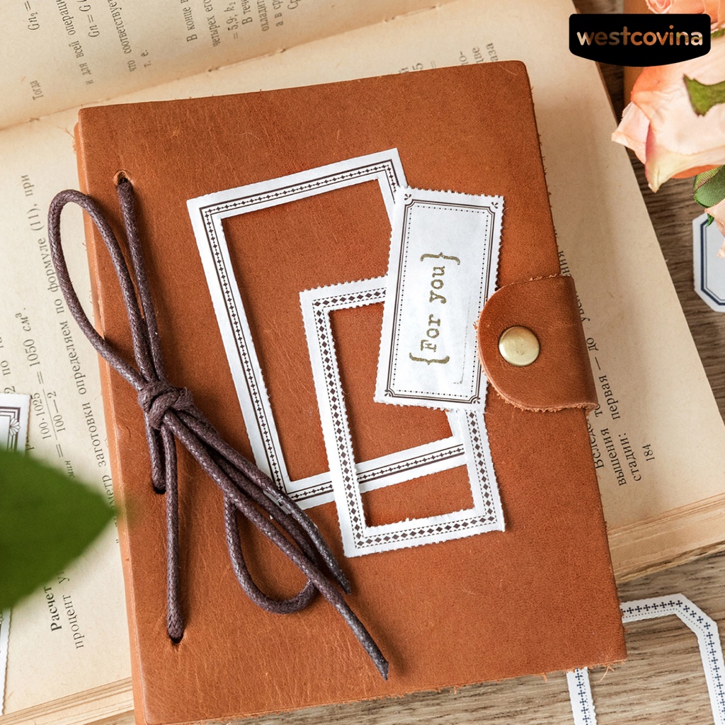 [WSTN]✎Set 30 Tấm Giấy Kraft Phong Cách Vintage Nhiều Màu Sắc Dùng Để Trang Trí Sổ Tay