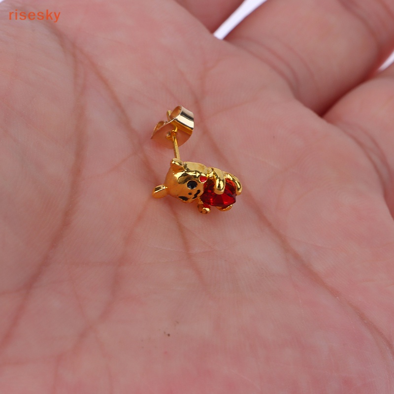 Vòng cổ Mặt Đá Trắng / Vàng Hình Trái Tim Hoạt Hình Dễ Thương Sáng Tạo