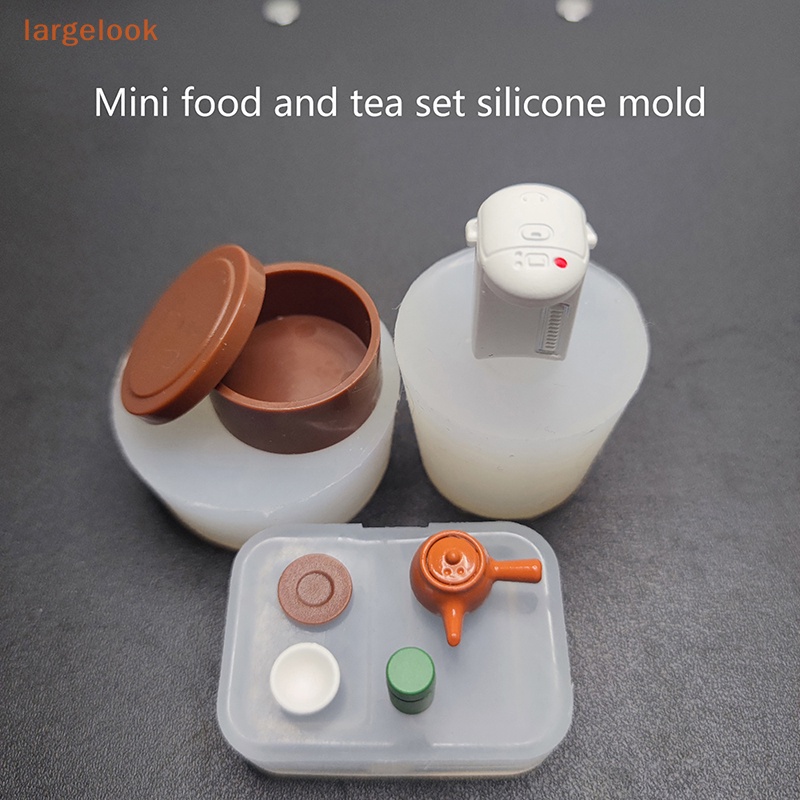 Khuôn Silicone Tạo Hình Ấm Trà Mini Trang Trí Nhà Búp Bê