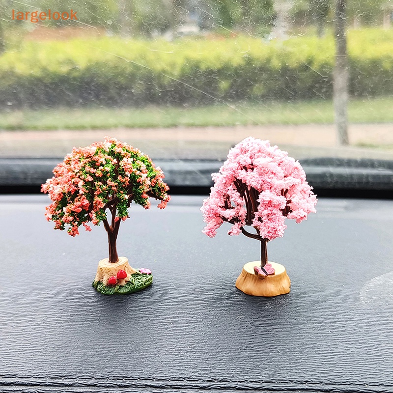 Mô Hình Cây Xanh Mini Dễ Thương Dùng Trang Trí Xe Hơi