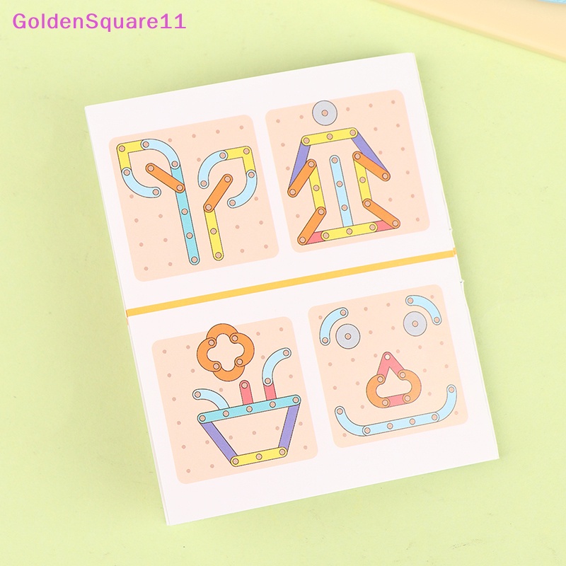 Đồ Chơi Xếp Hình Học Montessori Màu Vàng Kim Giáo Dục Sớm Cho Bé