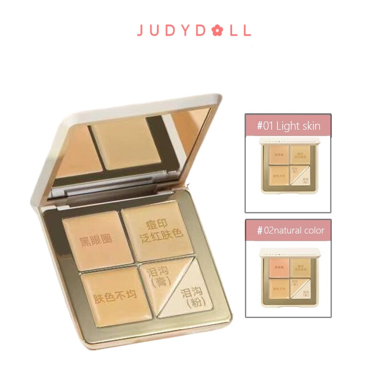 Kem Che Khuyết Điểm Judydoll Judydoll Năm Màu Che Phủ Mụn Và Quầng Thâm Hiệu Quả