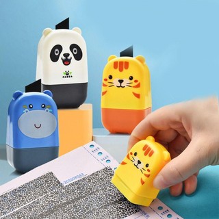 Darnell Rolling Privacy Seal, Express Bill Applicator Express Unpacking Security Stamp Roller, Portable Roller Cutter Privacy Applicator Self-Inking Confidential Seal Sinh viên