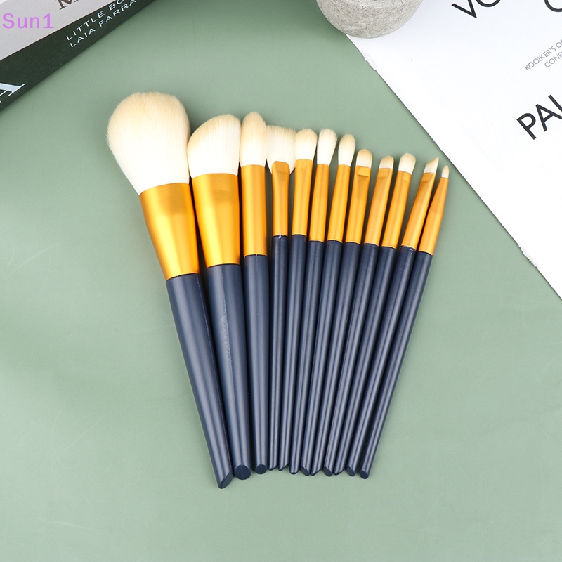 Set 1 / 12 Cọ Trang Điểm Lông Mềm Tiện Dụng