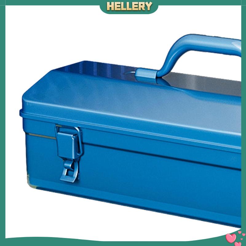 Hộp Đựng Dụng Cụ Bằng Kim Loại Màu Trơn Đa Năng Tiện Dụng Cho Gara / Xe Hơi / Nhà Cửa