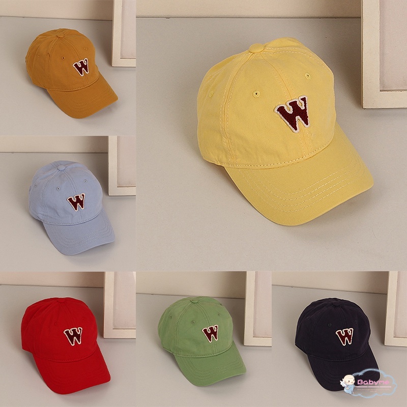 Mũ Lưỡi Trai Thêu Chữ Bằng Vải Cotton Cho Bé