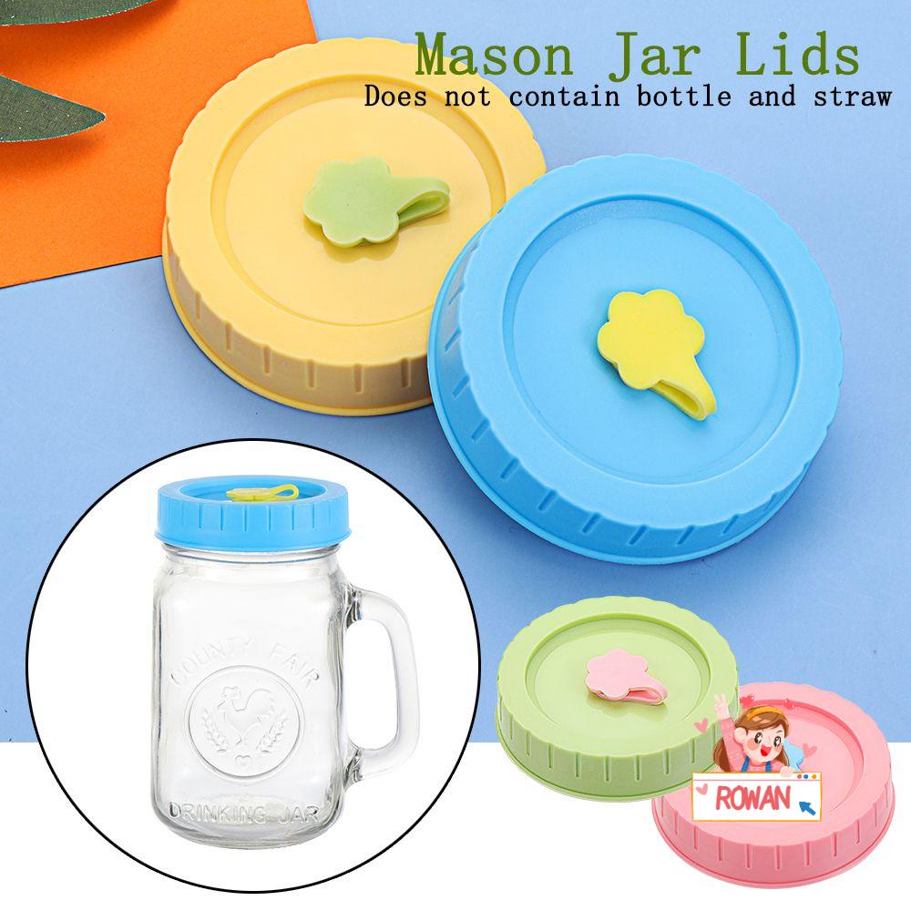 ROWANS Set 1 / 4 Nắp Đậy Hũ Đựng Thực Phẩm Chống Rò Rỉ Tiện Dụng