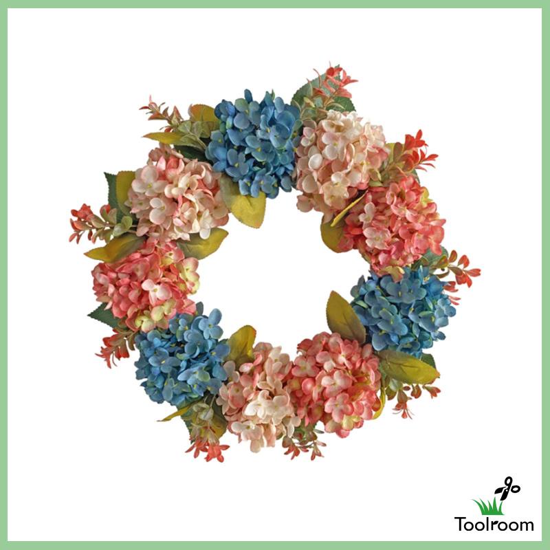 Vòng Hoa Cẩm Tú Cầu Nhân Tạo Kích Thước Lớn Trang Trí Nhà Cửa / Tiệc Cưới / Trong Nhà / Ngoài Trời