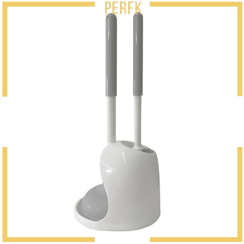 Bộ Bàn Chải Vệ Sinh Toilet 2 Trong 1 Tiện Dụng