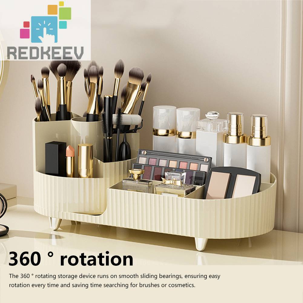 Giá Đỡ Mỹ Phẩm Son Môi / Phấn Mắt Dạng Xoay Tiện Lợi