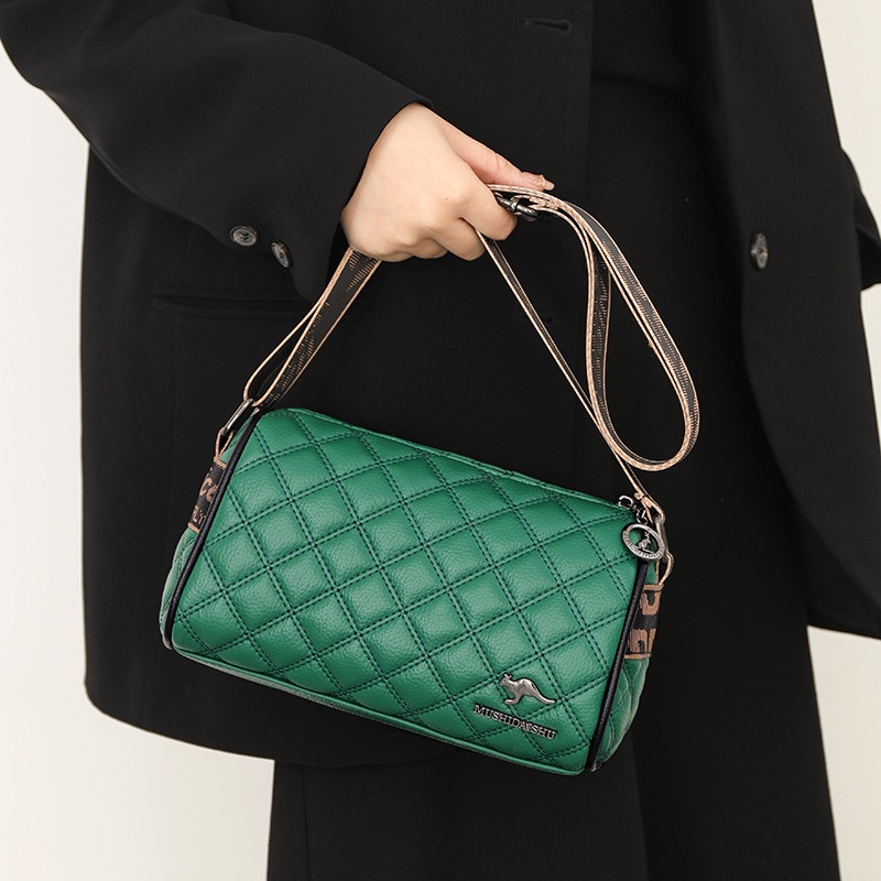 Túi Xách Da Mềm Hình Trụ Cỡ Lớn Thời Trang Cho Nữ