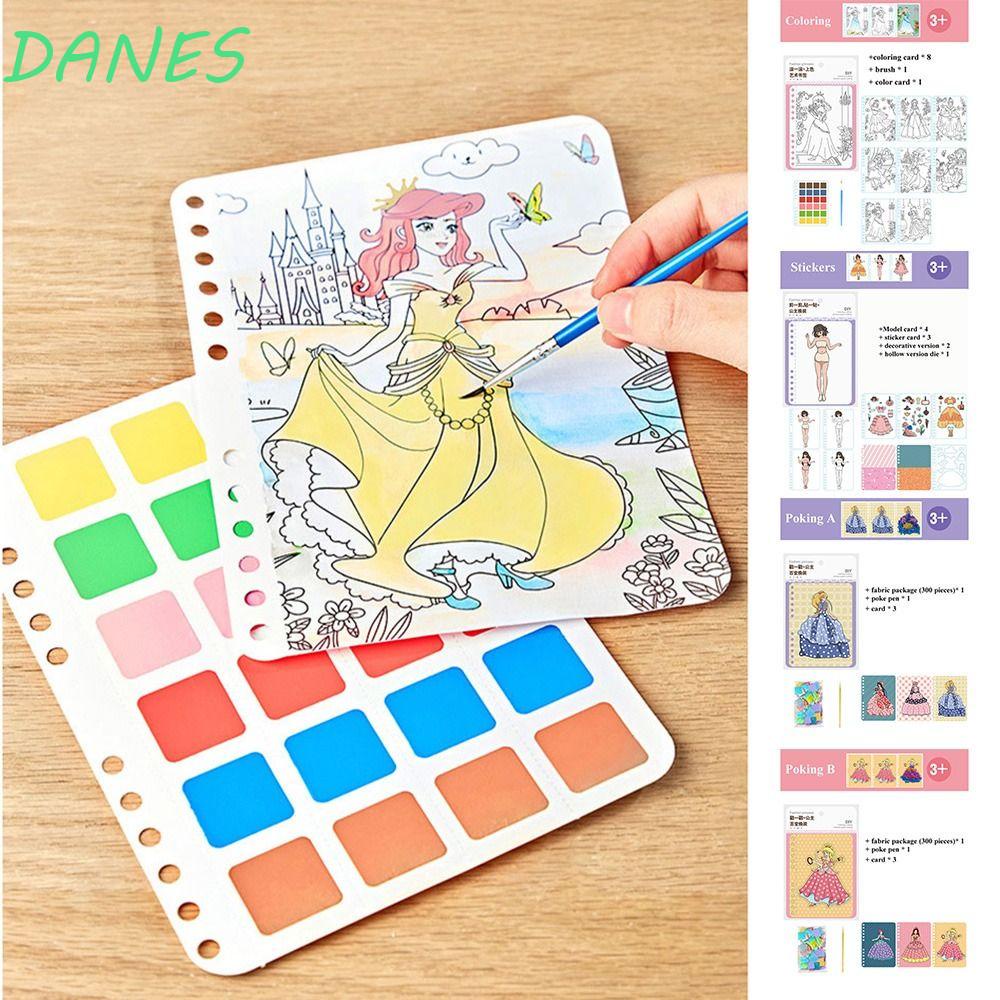 DANES Sticker Giấy Dán Trang Trí Sách Vẽ Tranh Graffiti Dễ Thương Dành Cho Trẻ Em