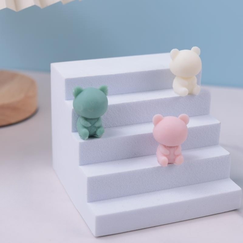 Khuôn Làm Bánh Handmade Silicone Hình Chú Gấu Đáng Yêu