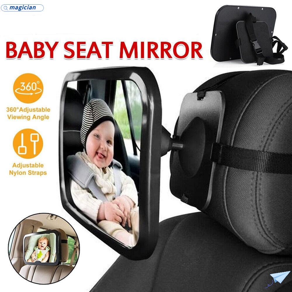 MAG Màn Hình Gương Chiếu Hậu Góc Rộng Điều Chỉnh Được Cho Ghế Sau Xe Hơi