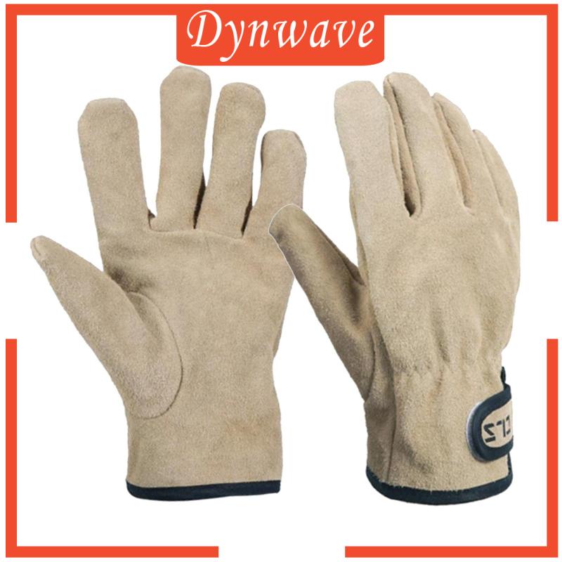 Găng Tay Bằng Da Bền Chịu Nhiệt Bền Bỉ Dùng Cắt Tỉa Làm Vườn, Nông Trại, Xe Máy, unisex Với Vòng Đeo Tay