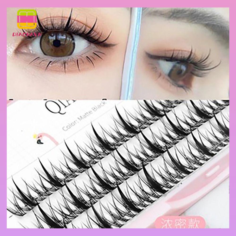 DIACHAVN Lông Mi Giả Dày Trang Điểm Tiện Lợi