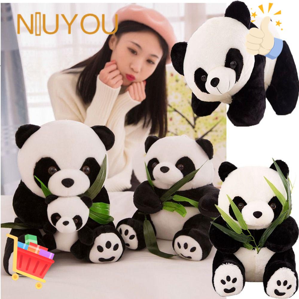 NIUYOU Gấu Trúc Nhồi Bông Dáng Dài Xinh Xắn Dành Cho Bé