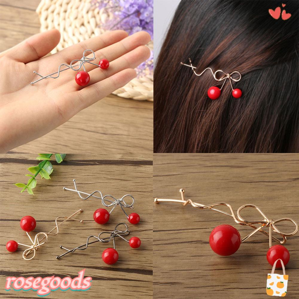 ROSE Kẹp Tóc Quả Cherry Cho Nữ