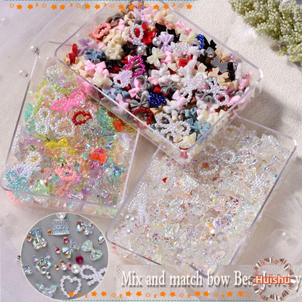 HS Phụ Kiện Trang Trí Móng Tay Hình Bướm Hoạt Hình Dễ Thương