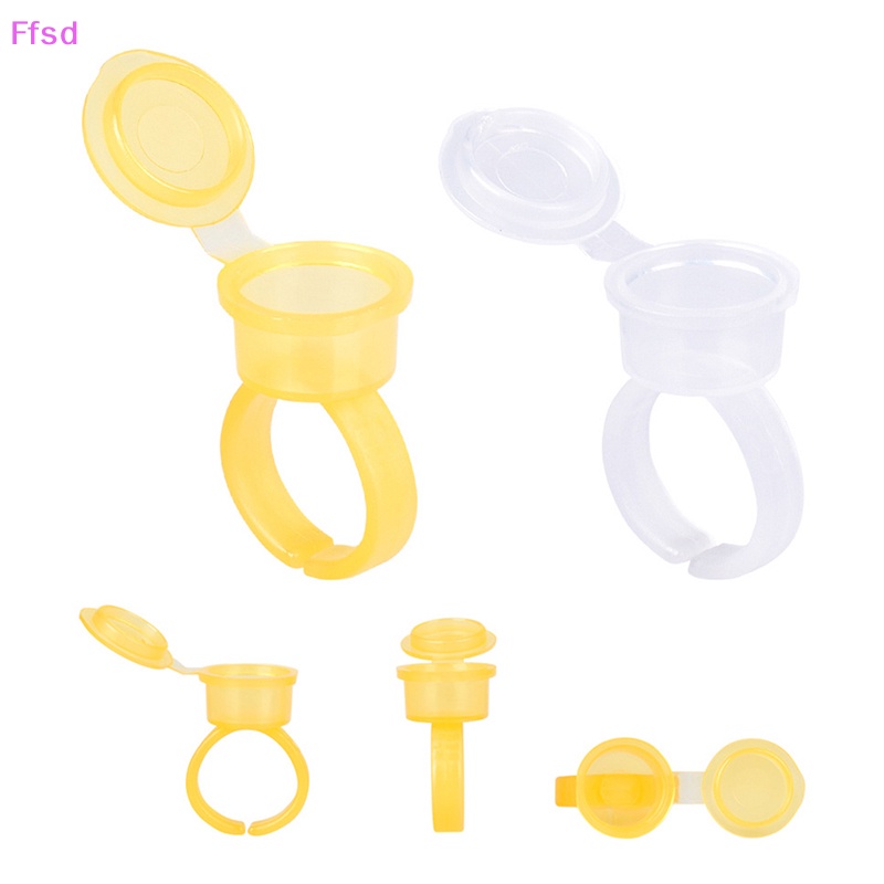 Bộ 50 Cốc Đựng Mực Xăm Có Nắp Đậy Dùng Một Lần Tiện Dụng