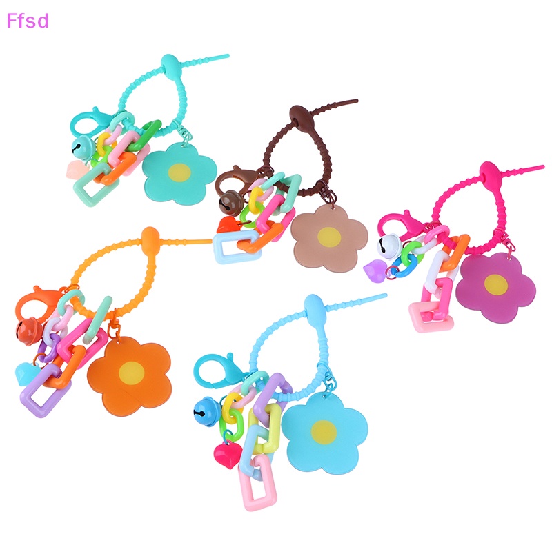 {Ffsd} Móc Khóa Điện Thoại Di Động Mặt Hình Đám Mây Và Hoa Nhiều Màu Sắc Trang Trí Xe Hơi * Bán Chạy Cho Nữ