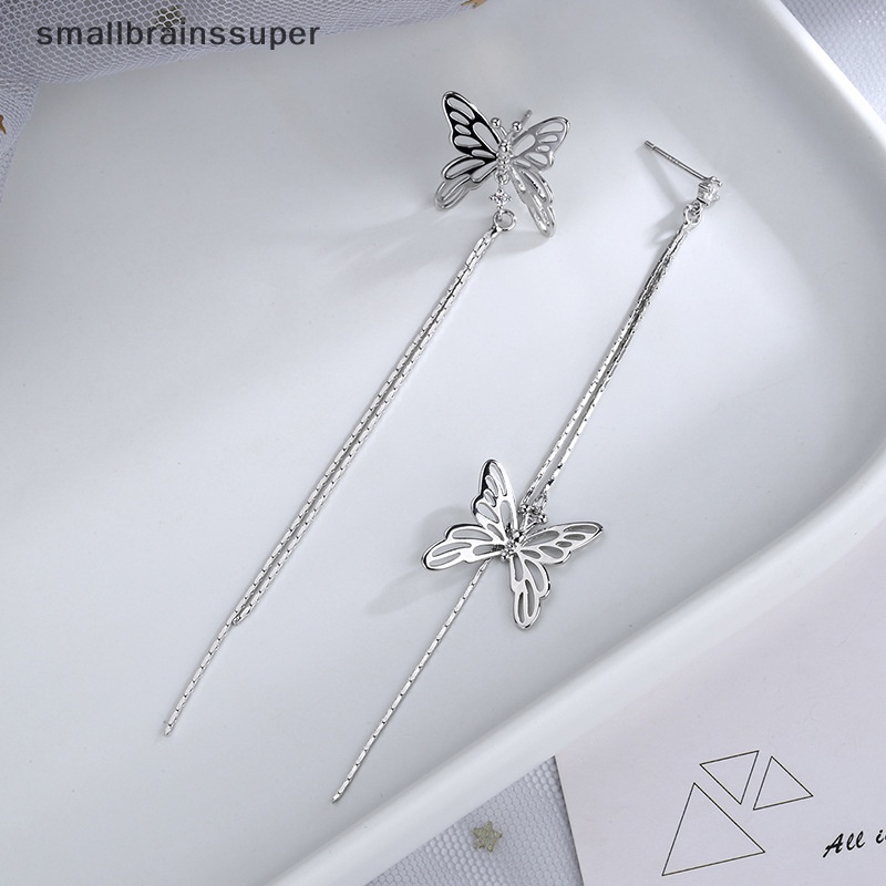 Bông Tai Dáng Dài Hình Bướm Thời Trang Dành Cho Nữ SBS