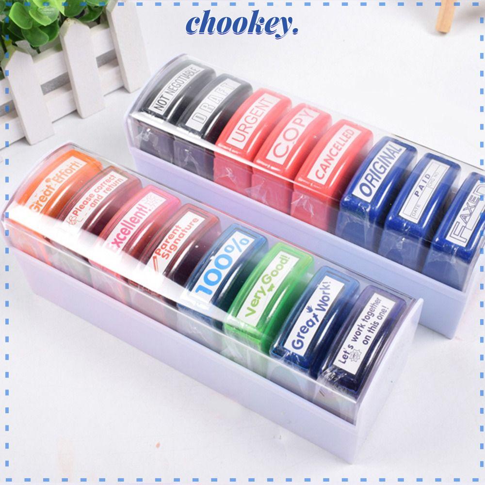 CHOOKEY Con Dấu DIY Phiên Bản Tiếng Anh Rất Tốt Dành Cho Bé