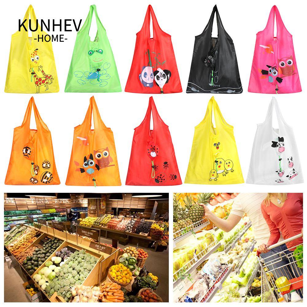 KUNHEV Túi Xách Mua Sắm Hình Động Vật Dễ Thương