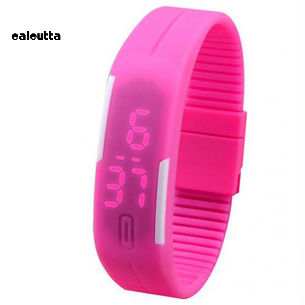 Đồng Hồ LED Điện Tử Dây Silicone Thể Thao Unisex