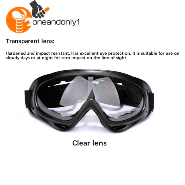 1 Cặp Kính Râm X400 Chống Bụi Chống Va Đập Tiện Dụng Dành Cho Xe Máy