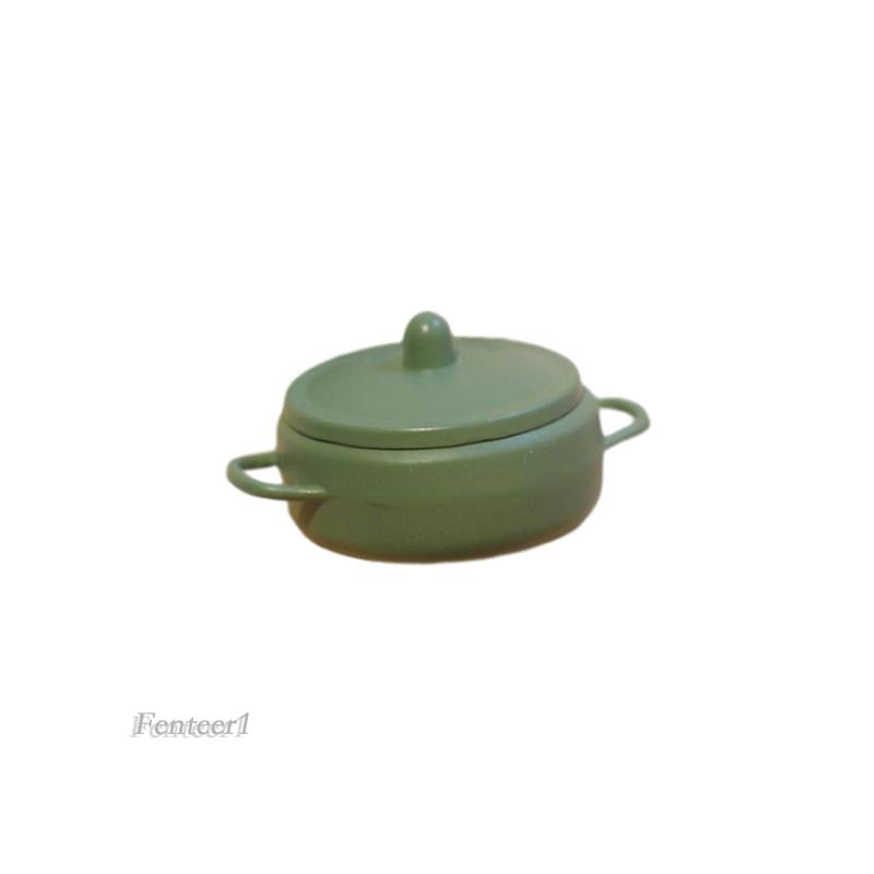 Mô Hình Nồi Nấu Ăn Mini Tỉ Lệ 1 / 6 1 / 12 Trang Trí Nhà Búp Bê