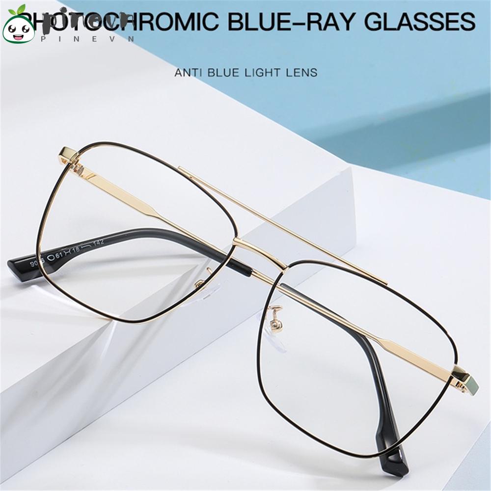 PINEVN Kính Mát Gọng Kim Loại Thời Trang Cho Nam Nữ