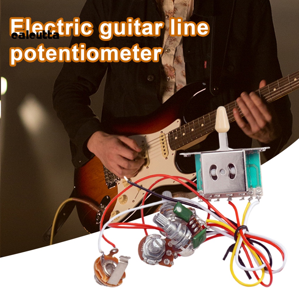 Bộ Dây Mạch Điều Chỉnh Âm Lượng Bằng Kim Loại Đơn Giản Cho Đàn Guitar Điện