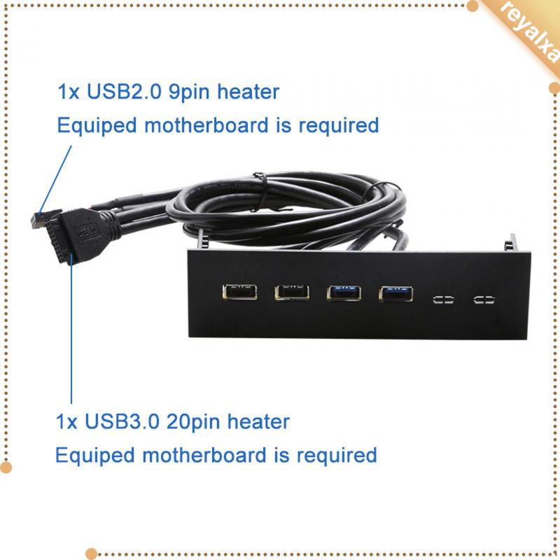 Bảng Điều Khiển Mở Rộng Cổng USB Tốc Độ Cao 5.25 inch Cho PC