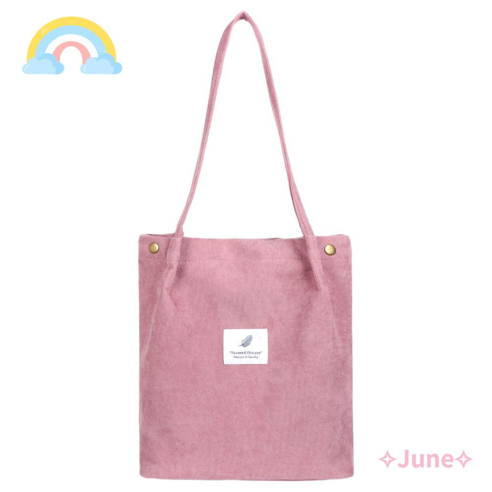 JUNE Túi Tote Đeo Vai Cỡ Lớn Thời Trang Cho Nữ