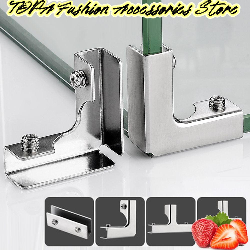 TOPABC1 Kẹp Cố Định Góc Chữ L Chất Liệu Inox Cao Cấp