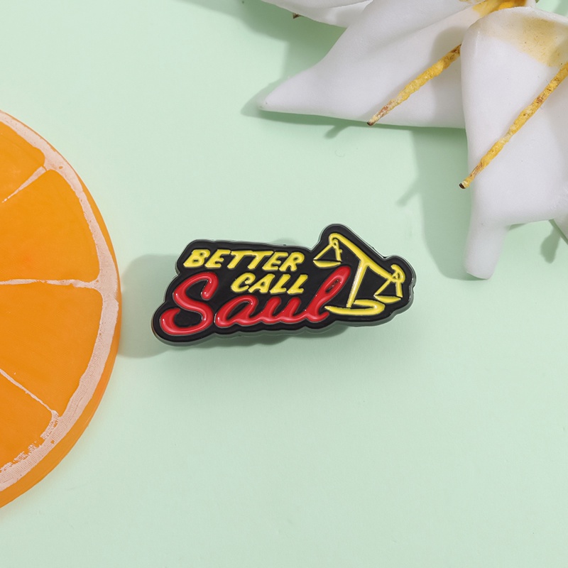 Ghim Cài Áo Tráng Men Hình Dòng TV Mỹ Best Call Saul Làm Quà Lưu Niệm Cho Bạn Bè