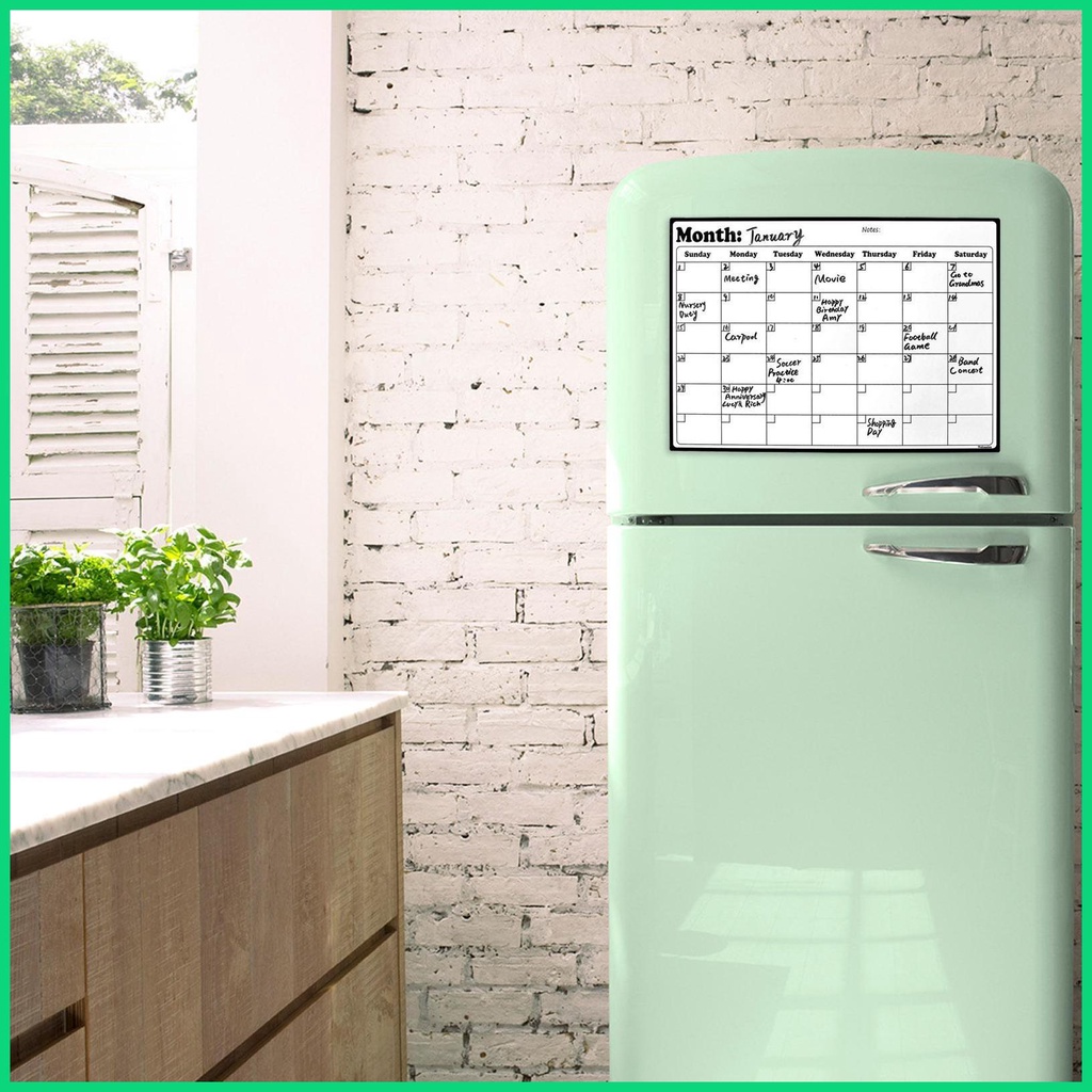 Lịch Nam Châm Gắn Tủ Lạnh Theo Tháng Tiện Lợi