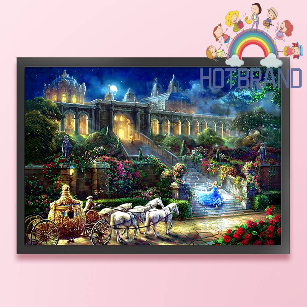 Toàn Bộ Bộ Tranh Thêu Chữ Thập 11CT Hình Lọ Lem