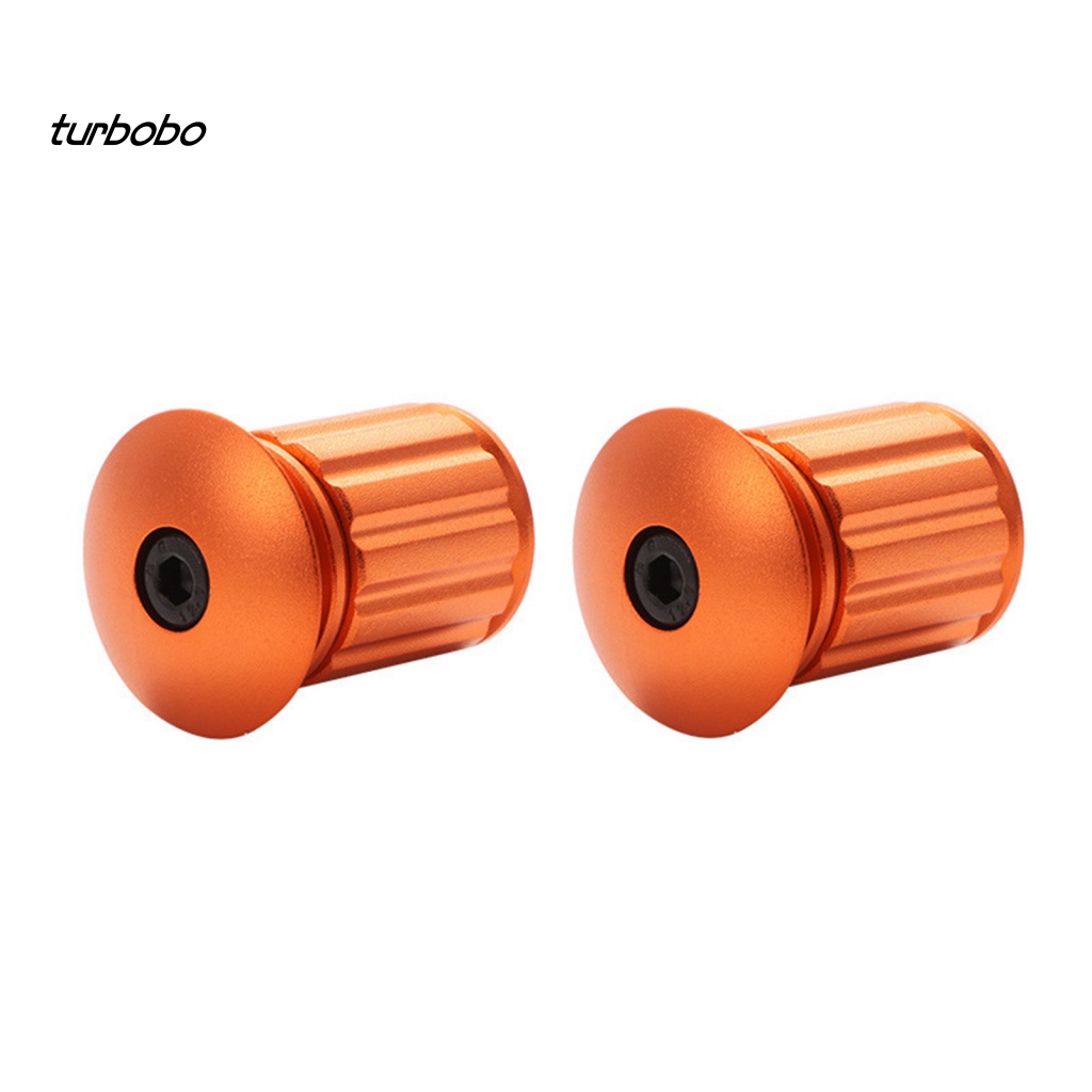 1 Cặp Nút Gắn Tay Lái Xe Đạp Màu Trơn Dễ Lắp Đặt Tiện Dụng Cho MTB