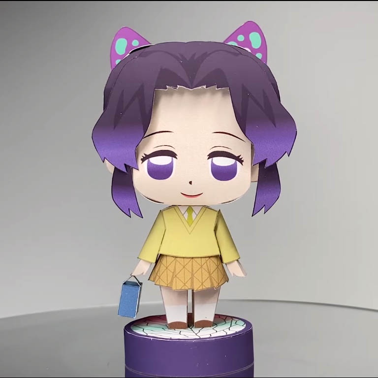 Mô hình giấy anime Kochou Shinobu Gakuen