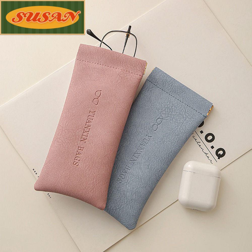 SUSANS Túi Da Mềm Đựng Mắt Kính Đọc Sách Tiện Lợi