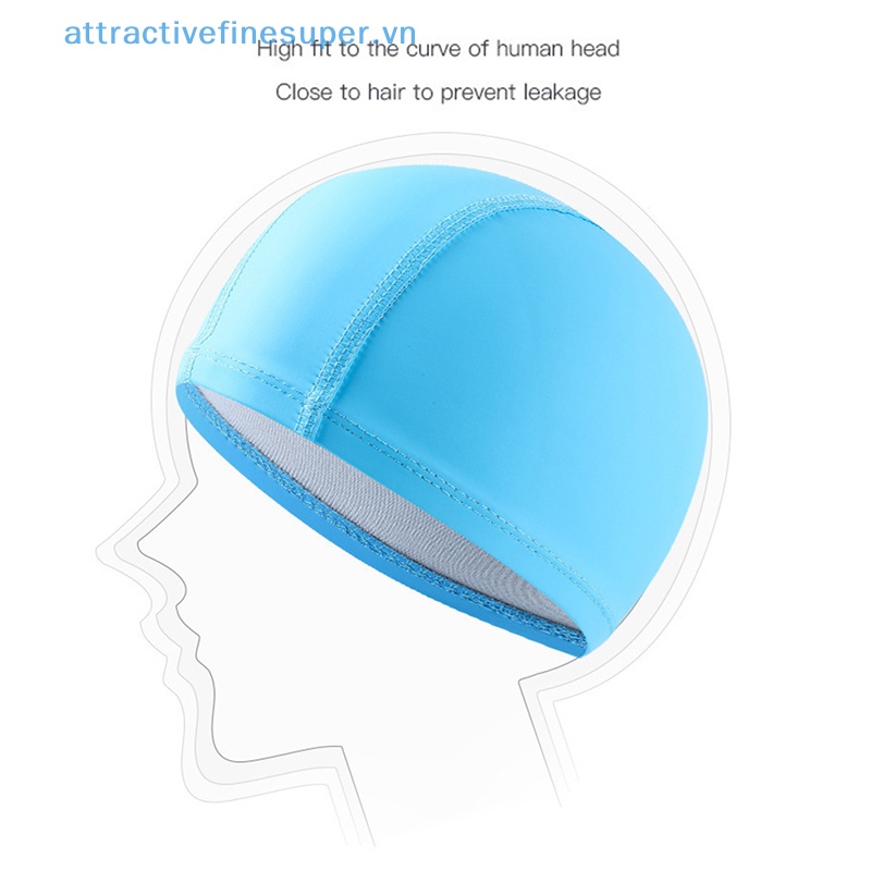 Afs Mũ Bơi Thể Thao Bằng Vải PU Co Giãn Chống Nước Bảo Vệ Tai Khi Bơi