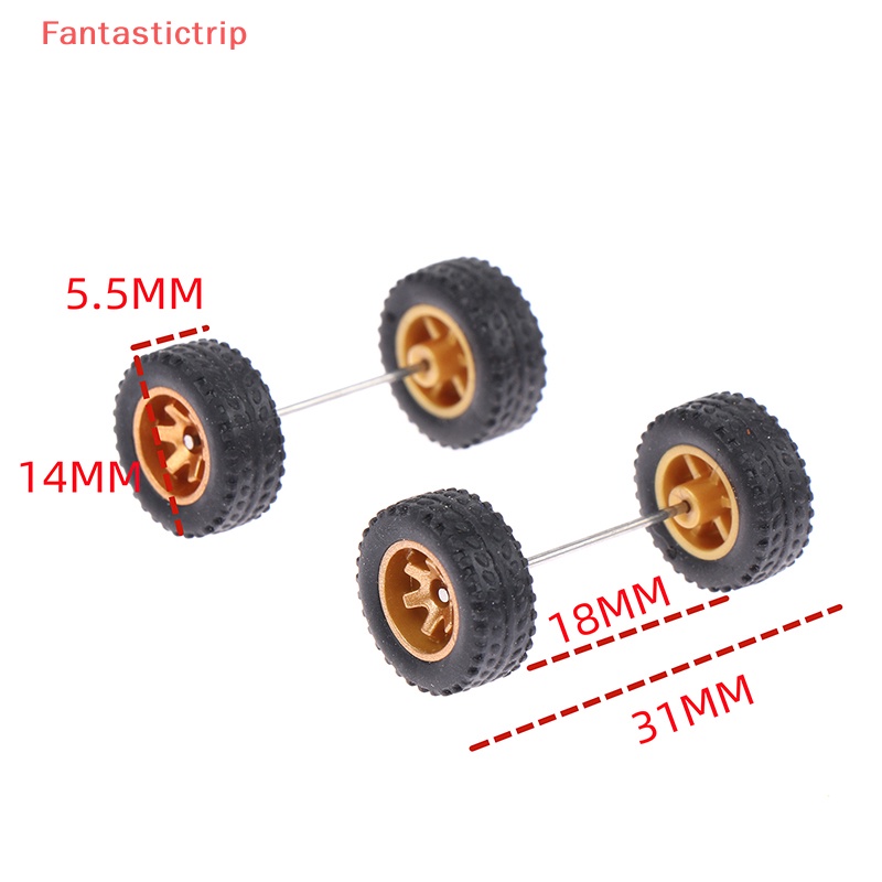 1 Bộ Bánh Xe Cao Su Tỉ Lệ 1: 64 Cho Xe Đua Đồ Chơi Mới