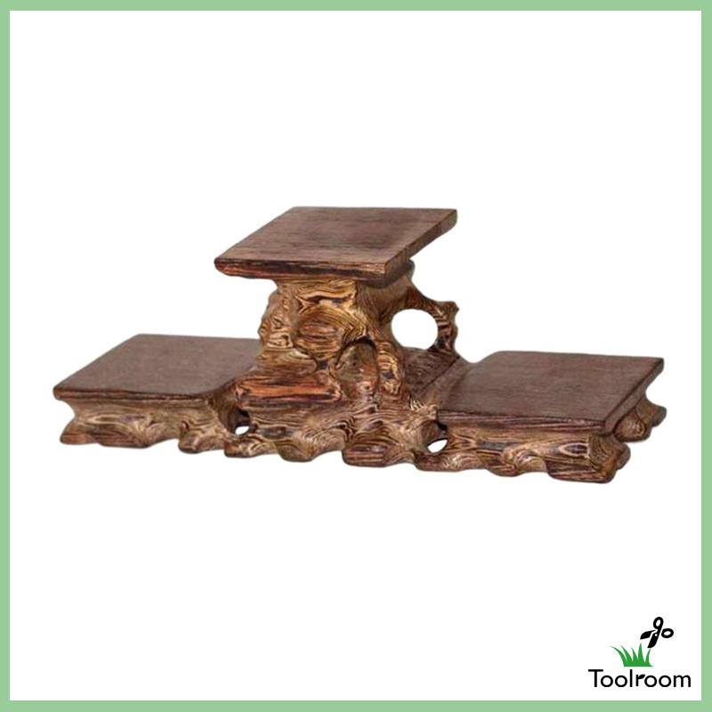 Giá Đỡ Trưng Bày Bình Trà Bằng Gỗ Phong Cách Vintage