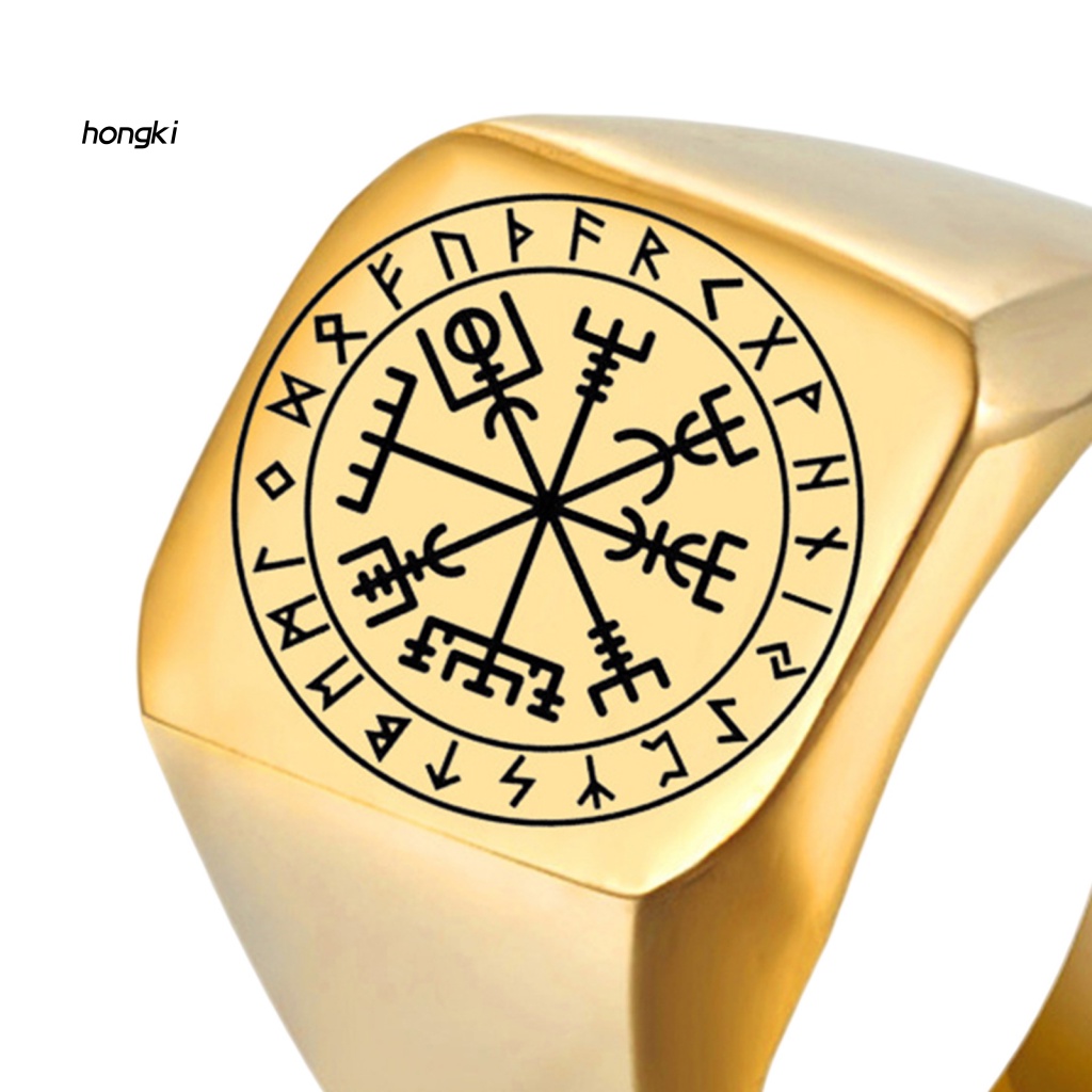 Nhẫn ChạM KhắC BằNg ThéP Titan Cho Nam