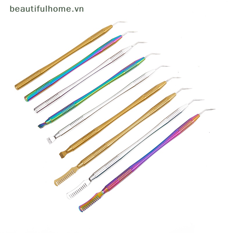 Thanh Kim Loại Làm Sạch Lông Mi Giả Trang Điểm Làm Đẹp