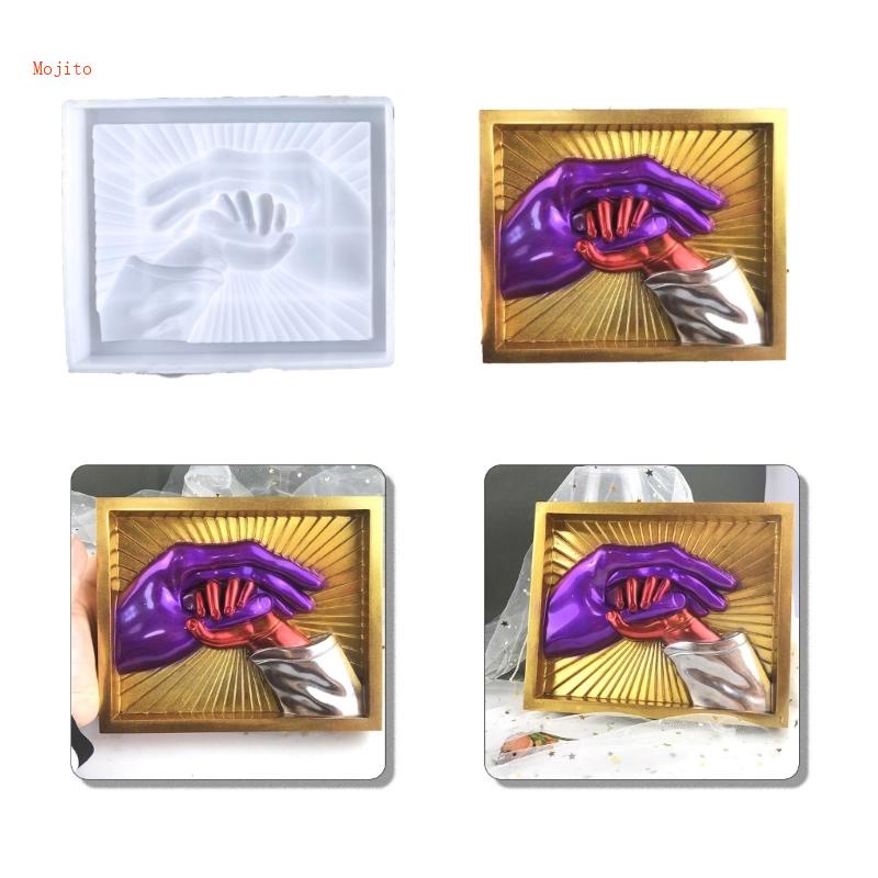 Khuôn Silicone Làm Đồ Thủ Công Hình Bàn Tay