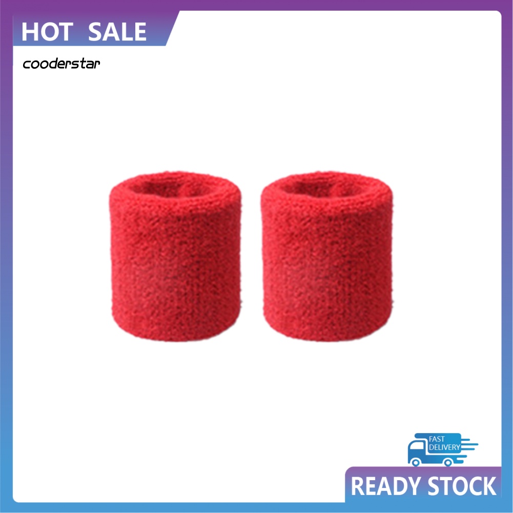 Bộ 2 Khăn Quấn Bảo Vệ Cổ Tay Thấm Hút Mồ Hôi Khi Chơi Thể Thao
