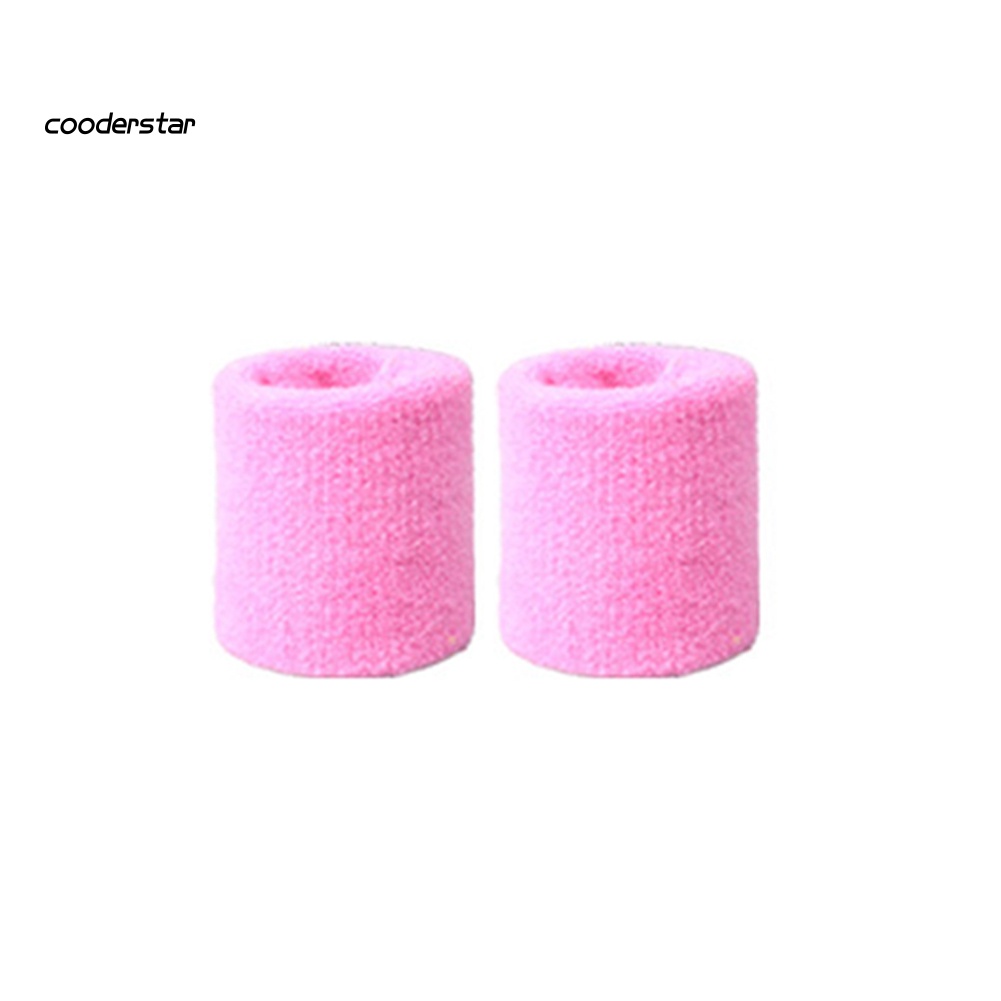 Bộ 2 Khăn Quấn Bảo Vệ Cổ Tay Thấm Hút Mồ Hôi Khi Chơi Thể Thao